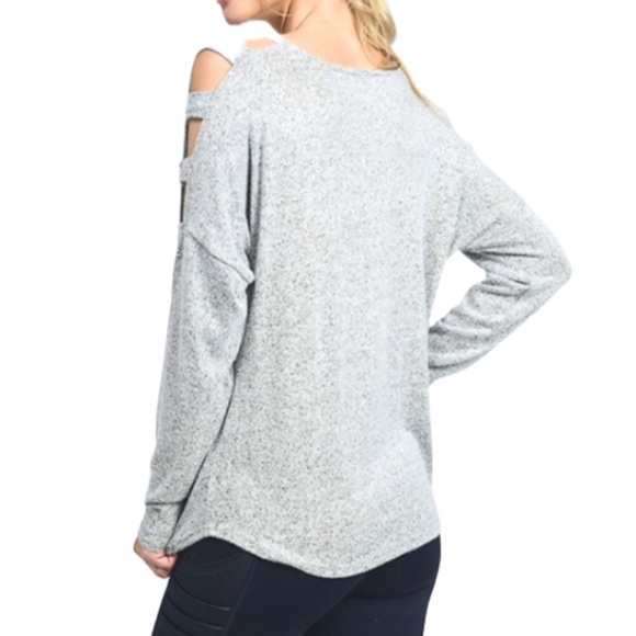 Silver Knit Top - Picture 3 of 8